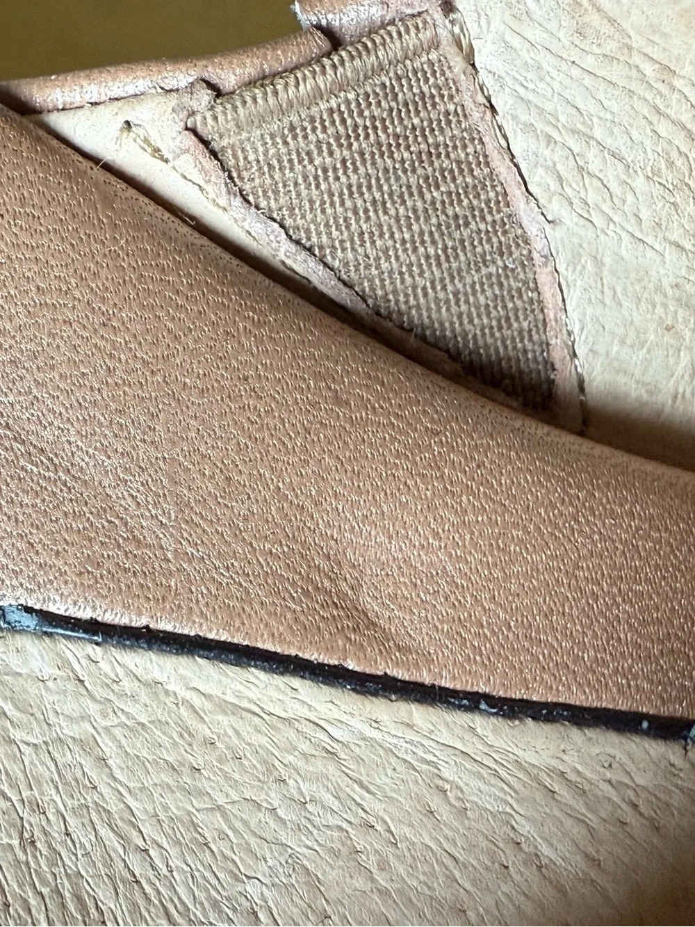 Sofft Tan Leather Wedge Sandals